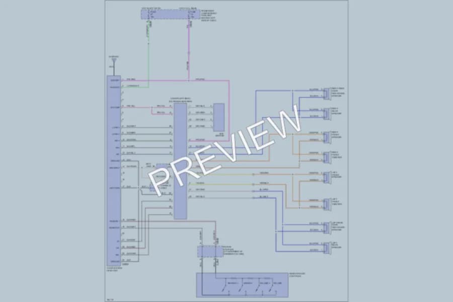 2004 LandRover Freelander Radio wiring diagram preview