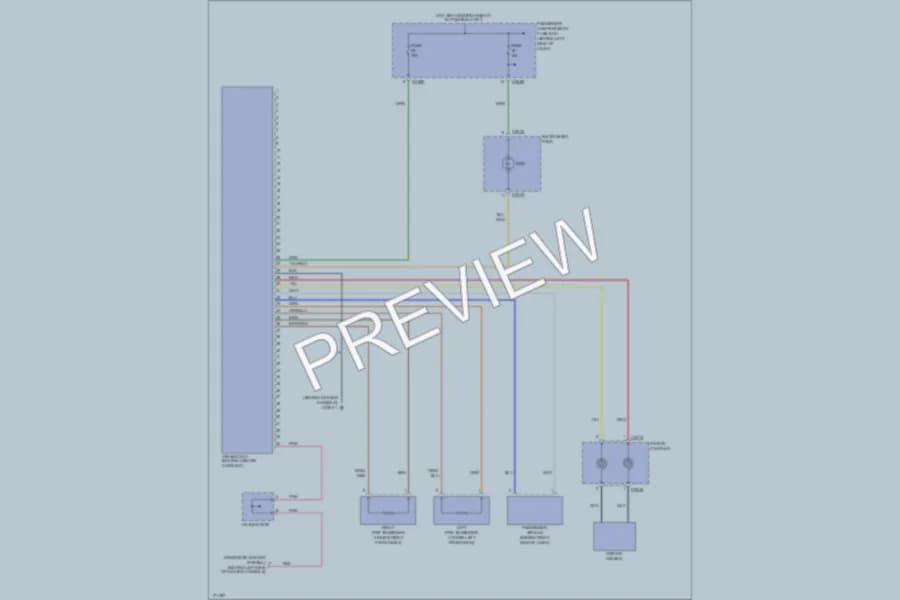 2004 LandRover Freelander Supplemental Restraints wiring diagram preview