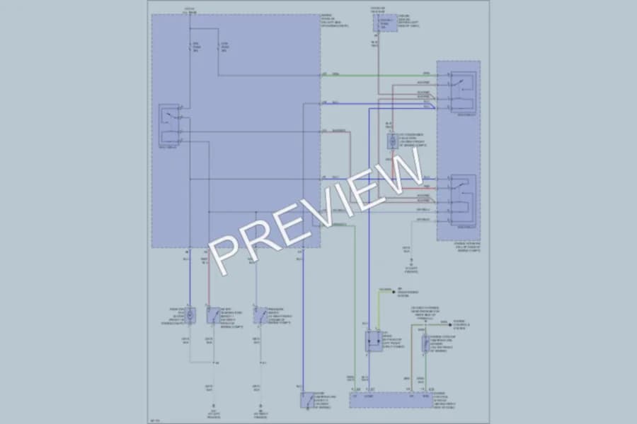 2004 Lexus ES330 Cooling Fan wiring diagram preview