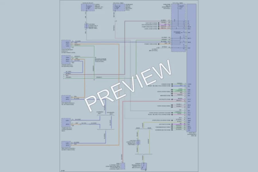 2004 Lexus GS300 Body Control Modules wiring diagram preview