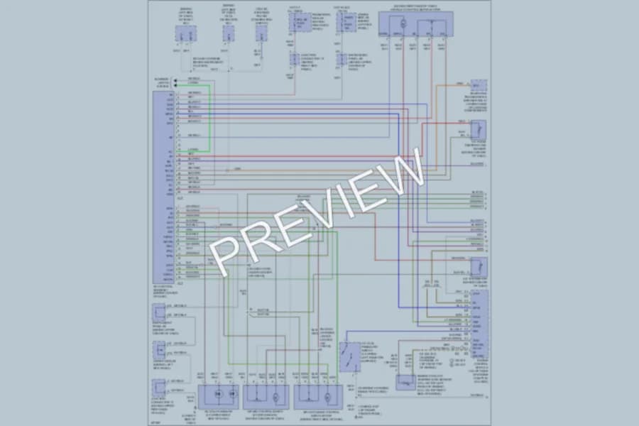 2004 Lexus GS430 Air Conditioning wiring diagram preview
