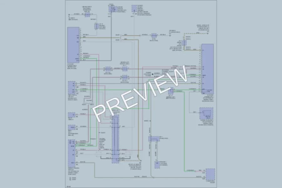 2004 Lexus GS430 Computer Data Lines wiring diagram preview