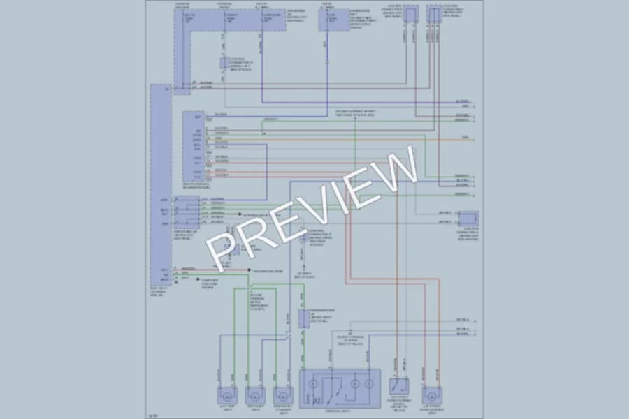 2004 Lexus GS430 Interior Lights wiring diagram preview