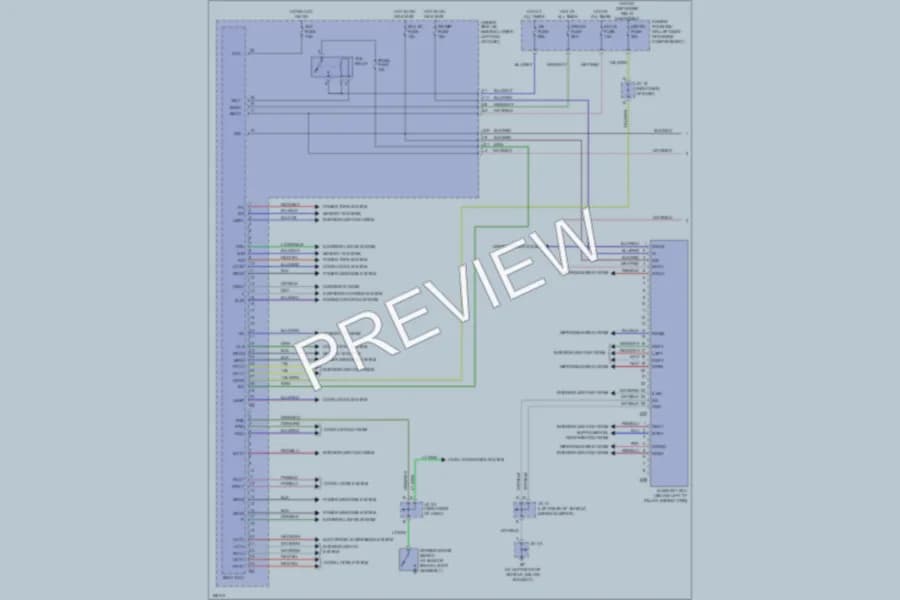 2004 Lexus GX470 Body Control Modules wiring diagram preview