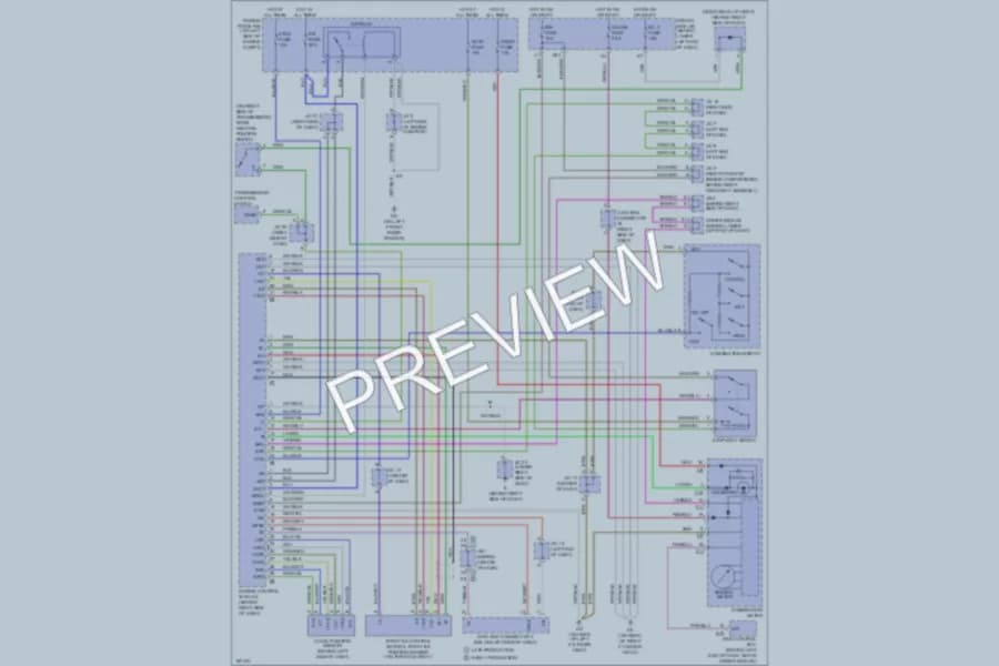 2004 Lexus GX470 Cruise Control wiring diagram preview