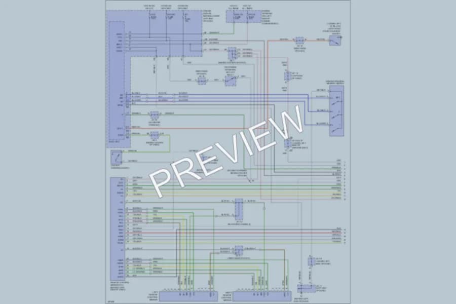 2004 Lexus GX470 Memory Systems wiring diagram preview