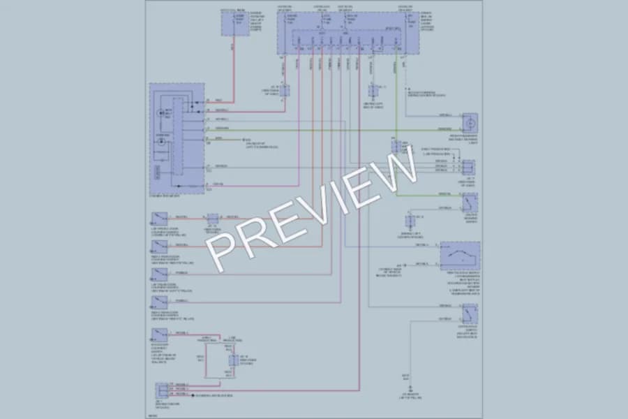 2004 Lexus GX470 Warning Systems wiring diagram preview