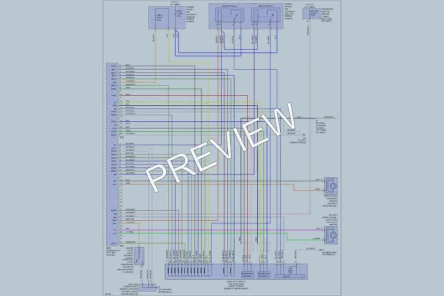 2004 Lexus IS300 Anti Lock Brakes wiring diagram preview