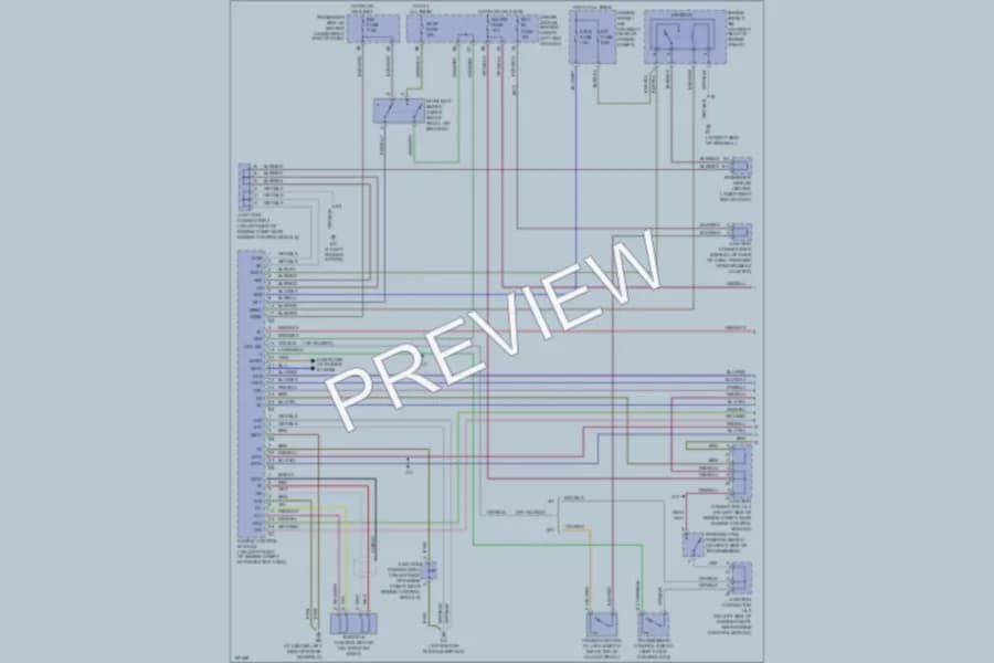 2004 Lexus IS300 Cruise Control wiring diagram preview