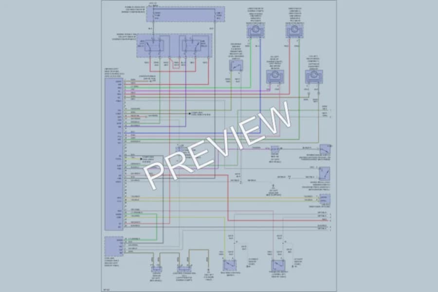 2004 Lexus LS430 Anti Lock Brakes wiring diagram preview