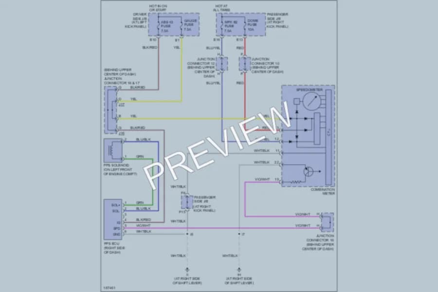 2004 Lexus LS430 Electronic Power Steering wiring diagram preview