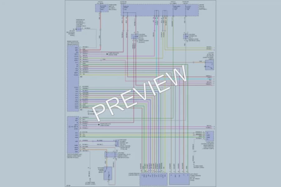 2004 Lexus LS430 Power Windows wiring diagram preview