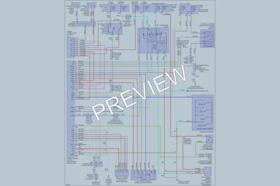 2004 Lexus LX470 Cruise Control wiring diagram preview