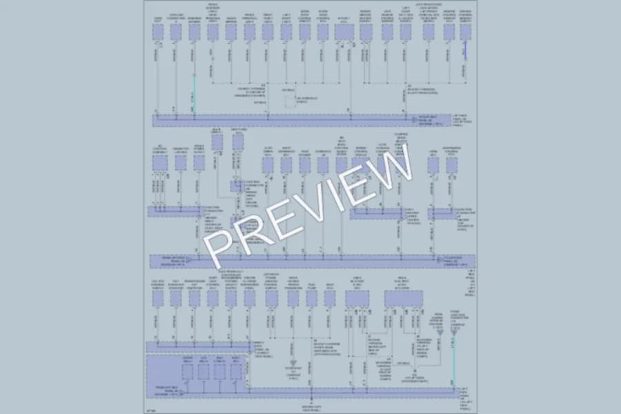 2004 Lexus LX470 Ground Distribution wiring diagram preview
