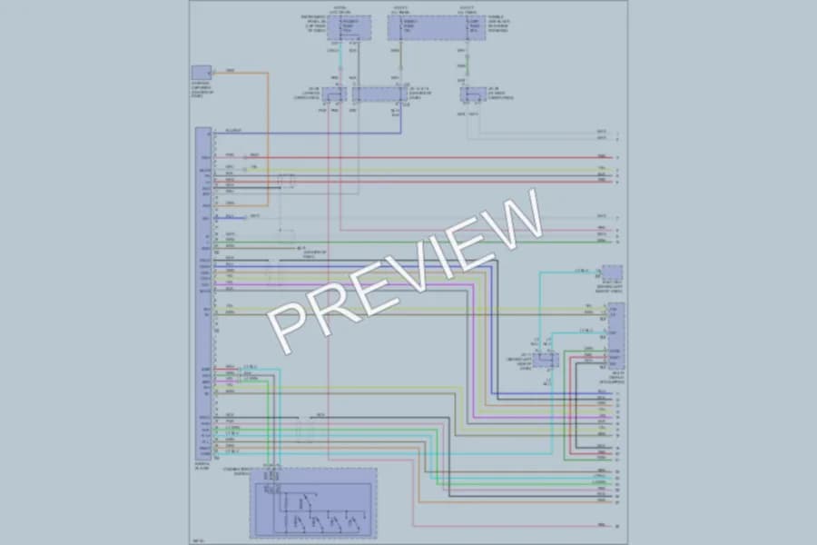 2004 Lexus RX330 Radio wiring diagram preview