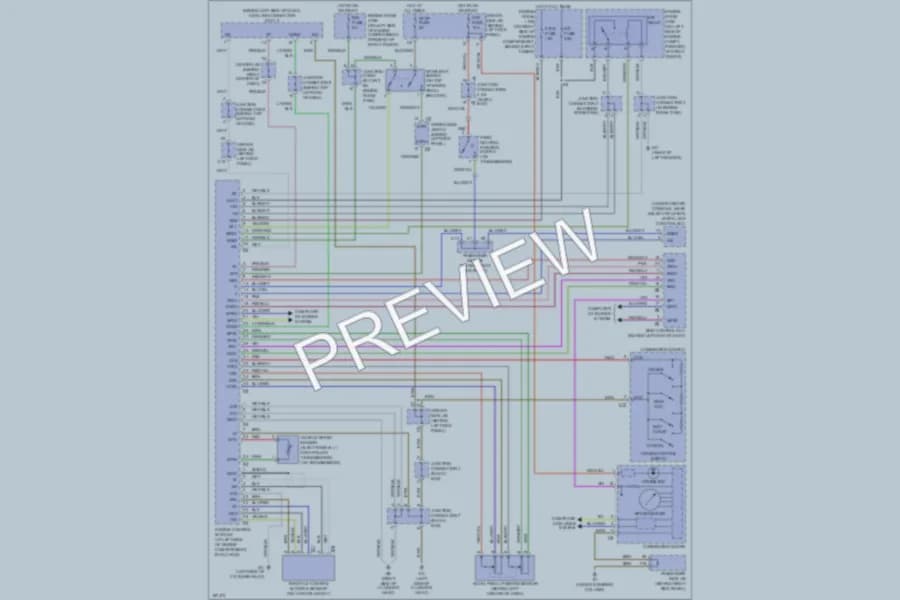 2004 Lexus SC430 Cruise Control wiring diagram preview