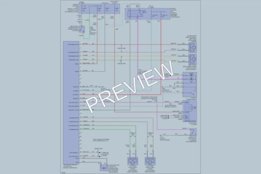2004 Lincoln TownCar Anti Lock Brakes wiring diagram preview