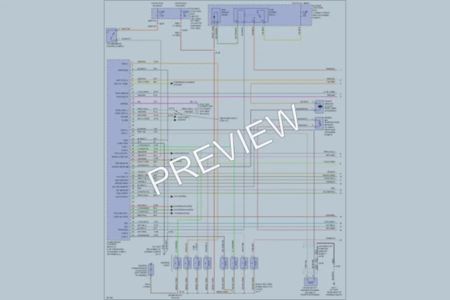 2004 Lincoln TownCar Engine Performance wiring diagram preview