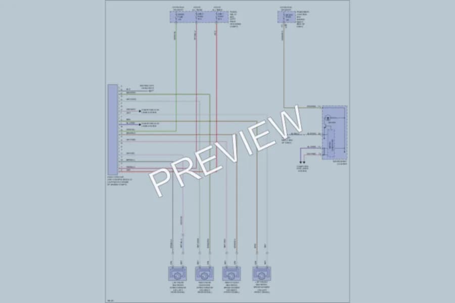2004 Mazda 3 Anti Lock Brakes wiring diagram preview