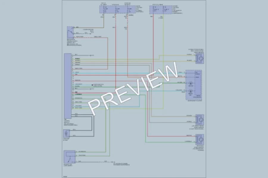 2004 Mazda B2300 Anti Lock Brakes wiring diagram preview