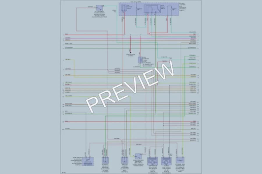 2004 Mazda B2300 Engine Performance wiring diagram preview