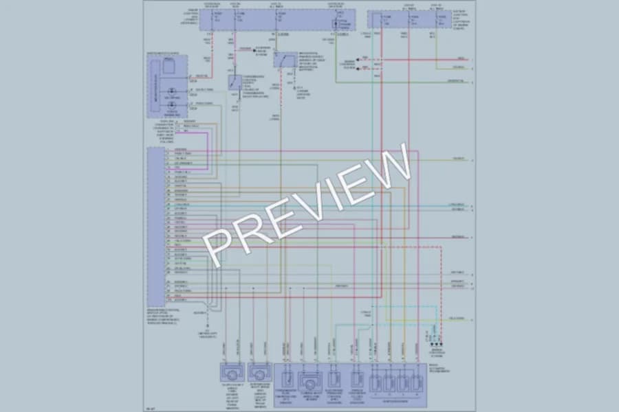 2004 Mazda B2300 Transmission wiring diagram preview