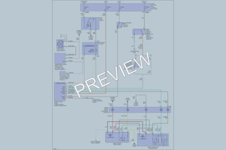 2004 Mazda B3000 Cruise Control wiring diagram preview