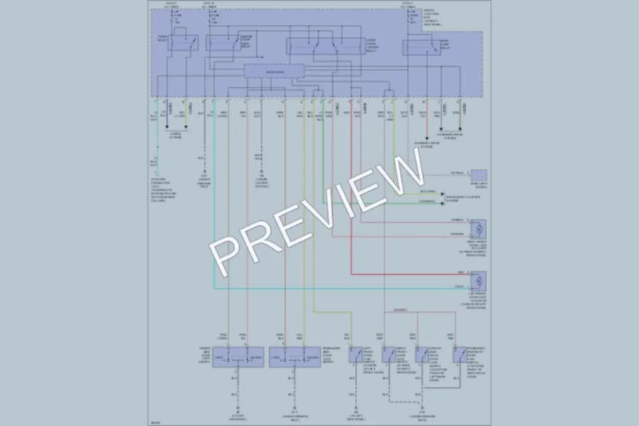 2004 Mazda B4000 Anti Theft wiring diagram preview
