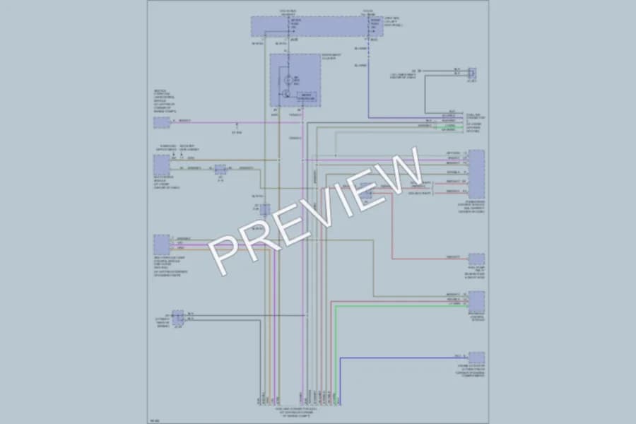 2004 Mazda MPV Computer Data Lines wiring diagram preview