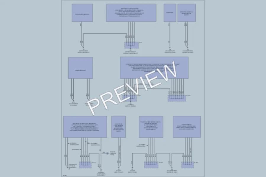 2004 Mazda MPV Ground Distribution wiring diagram preview