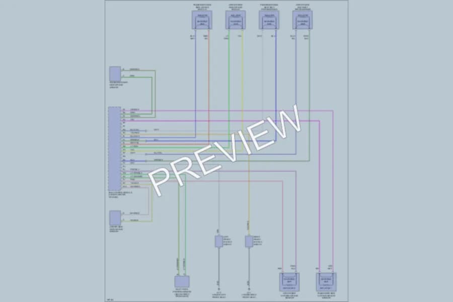 2004 Mazda RX8 Supplemental Restraints wiring diagram preview
