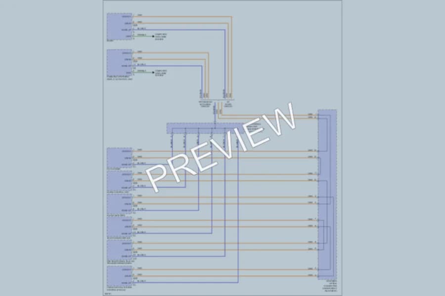 2004 MercedesBenz C320 Navigation wiring diagram preview