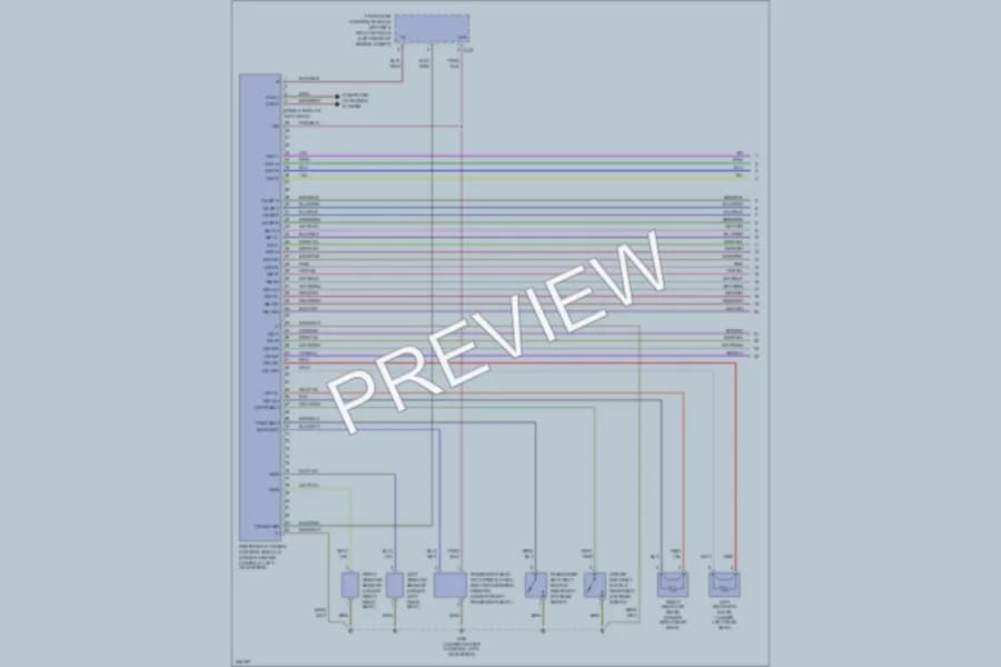 2004 MercedesBenz C320 Supplemental Restraints wiring diagram preview