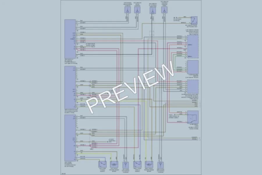 2004 MercedesBenz CLK320 Anti Theft wiring diagram preview