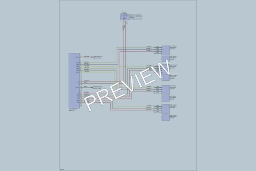2004 MercedesBenz CLK320 Warning Systems wiring diagram preview