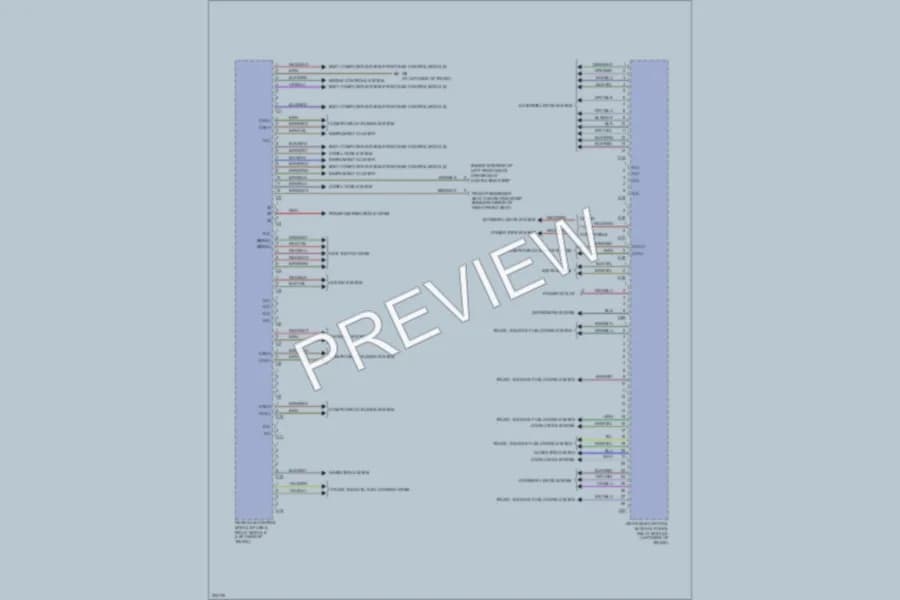 2004 MercedesBenz CLK500 Body Control Modules wiring diagram preview