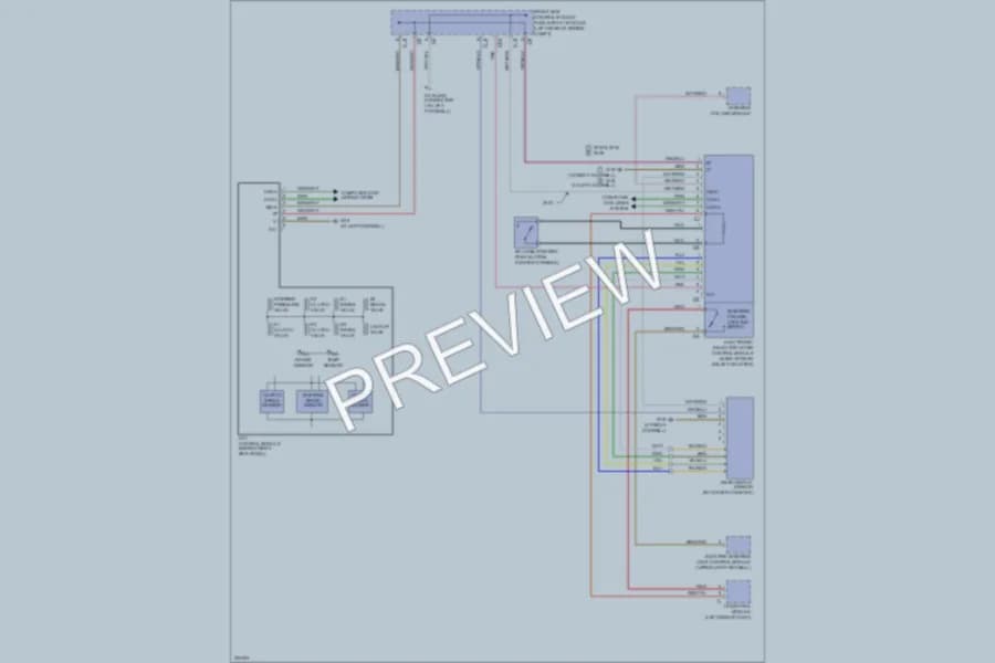 2004 MercedesBenz CLK500 Transmission wiring diagram preview