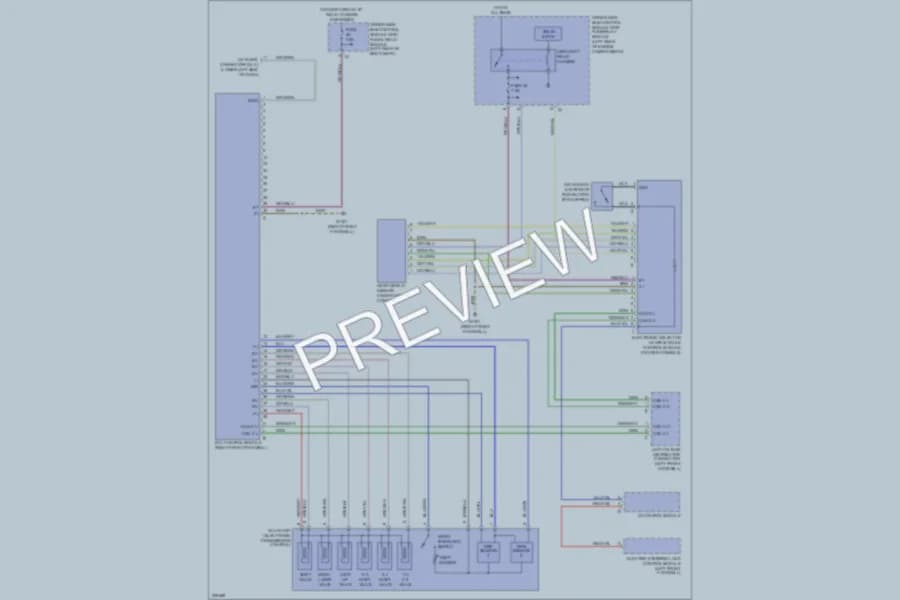 2004 MercedesBenz E320 Transmission wiring diagram preview