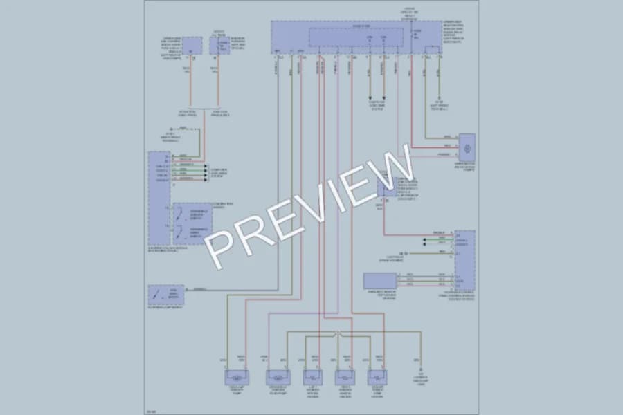 2004 MercedesBenz E320 Wiper Washer wiring diagram preview