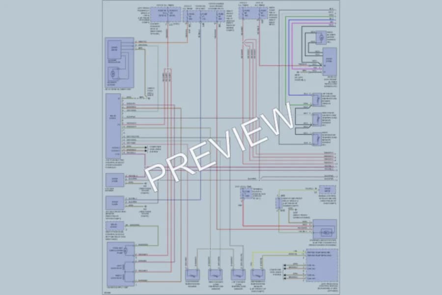 2004 MercedesBenz S430 Air Conditioning wiring diagram preview