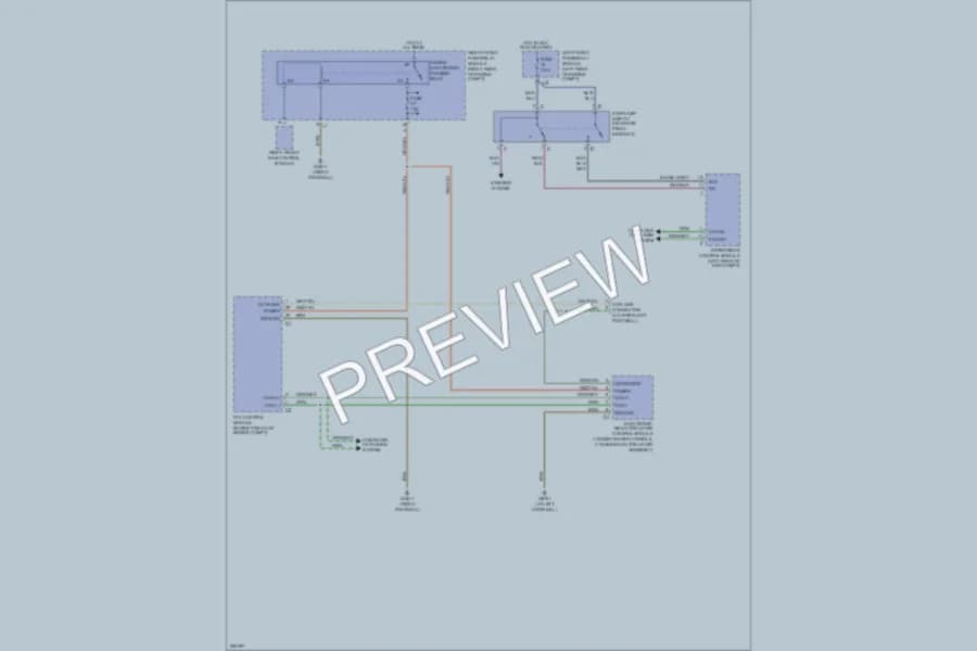 2004 MercedesBenz S430 Shift Interlock wiring diagram preview
