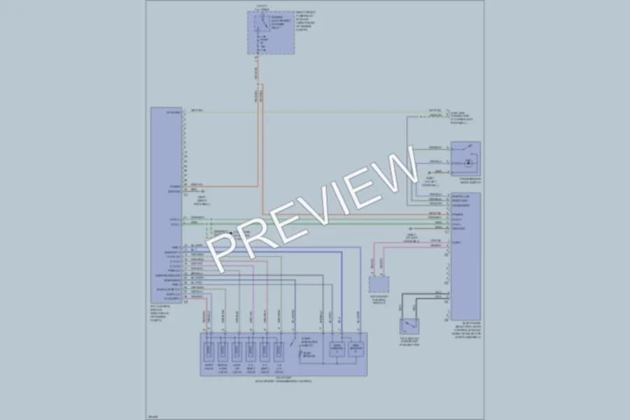 2004 MercedesBenz S430 Transmission wiring diagram preview
