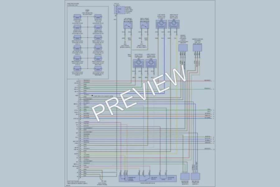 2004 MercedesBenz SLK320 Anti Lock Brakes wiring diagram preview