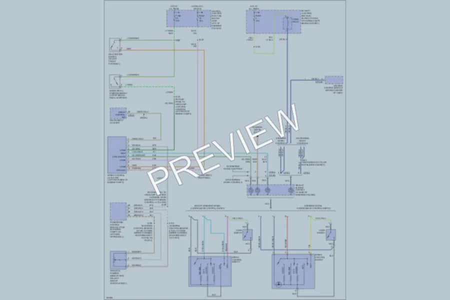 2004 Mercury GrandMarquis Cruise Control wiring diagram preview