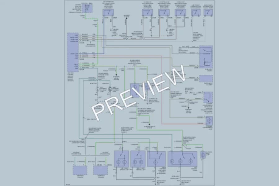 2004 Mercury Marauder Interior Lights wiring diagram preview