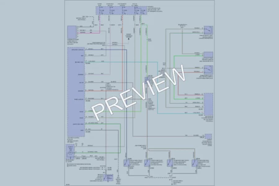 2004 Mercury Marauder Warning Systems wiring diagram preview