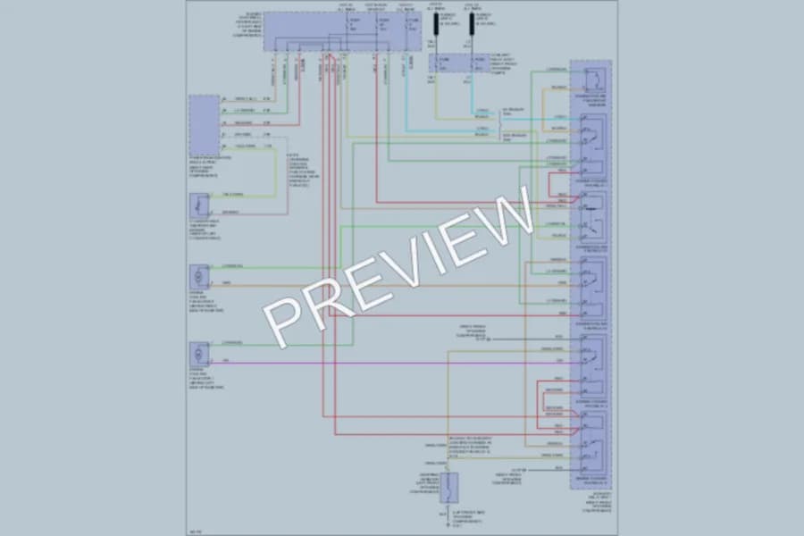 2004 Mercury Monterey Cooling Fan wiring diagram preview