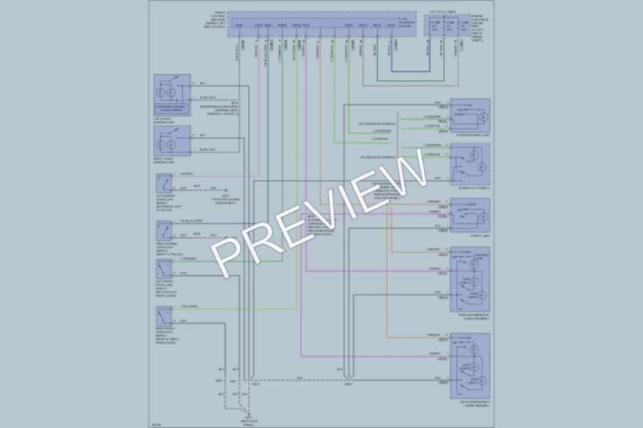 2004 Mercury Monterey Interior Lights wiring diagram preview