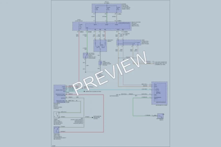2004 Mercury Monterey Warning Systems wiring diagram preview