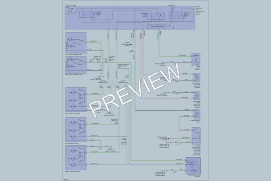 2004 Mercury Sable Interior Lights wiring diagram preview